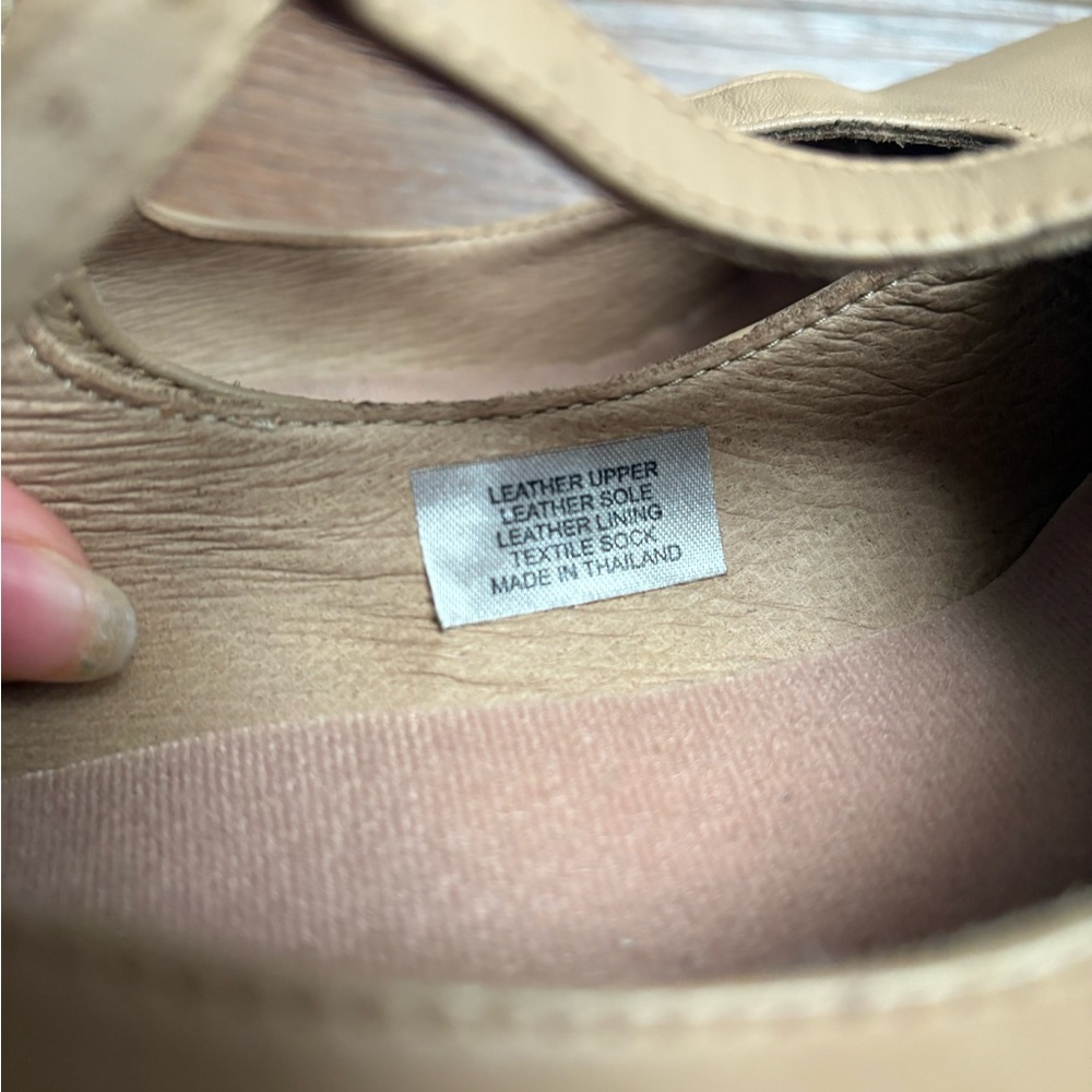 Leather Bloch T-strap Character Shoes - Picture 5 of 5